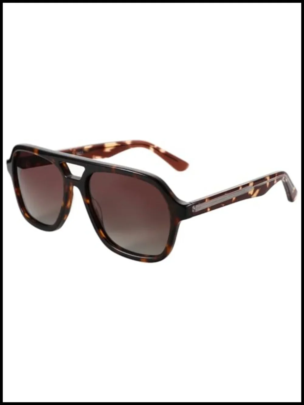 Retro Aviator Sunglasses Polarized UV400 Protection Acetate Frame